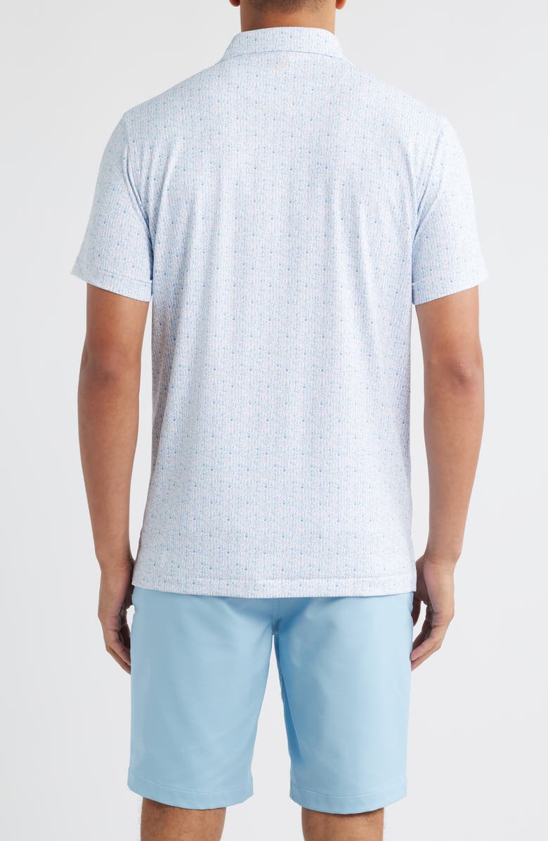 Peter Millar Villa Keys Performance Jersey Polo, Alternate, color, White