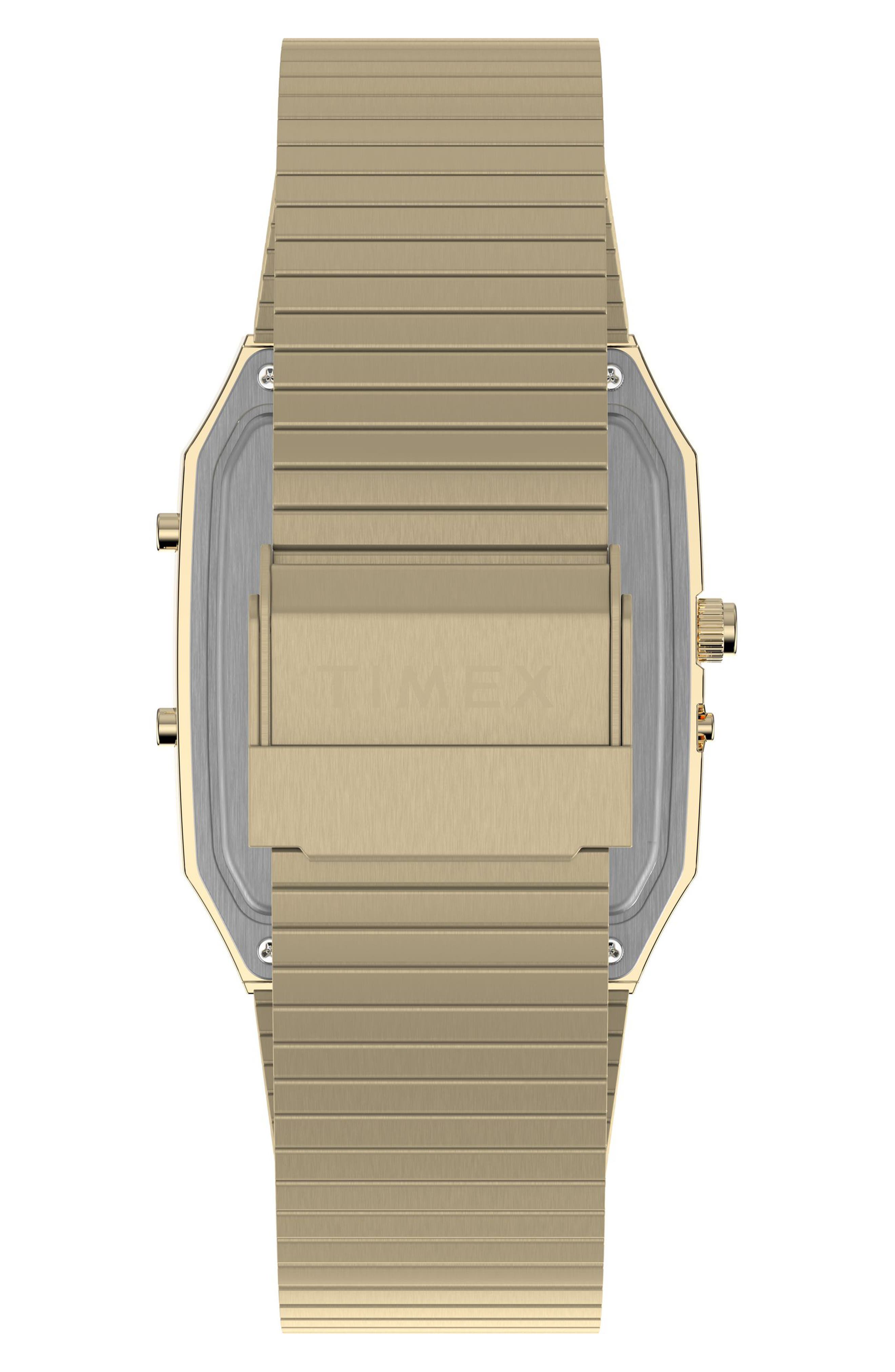 Timex® Q Timex 1982 Ana-Digi Reissue Bracelet Watch, 33mm (Men