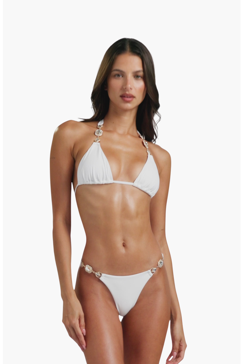 Raja Triangle Top, Alternate, color, White