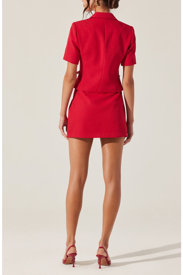 Sophie Miniskirt, Alternate, color, RED