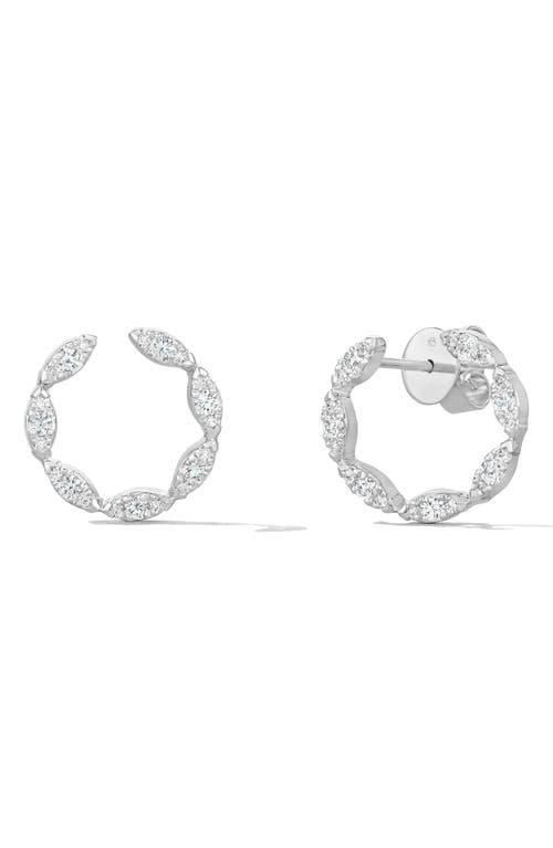 Hearts On Fire Aerial Wrap Earrings In White Gold/diamond