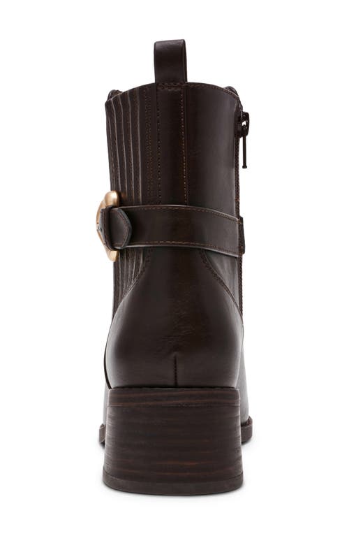 Dolce Vita Dv By Dagger Side Zip Bootie In Brown
