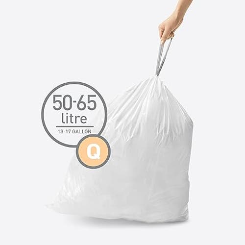 Simplehuman Code Q Custom Fit Liners With Quick Dispense Packs