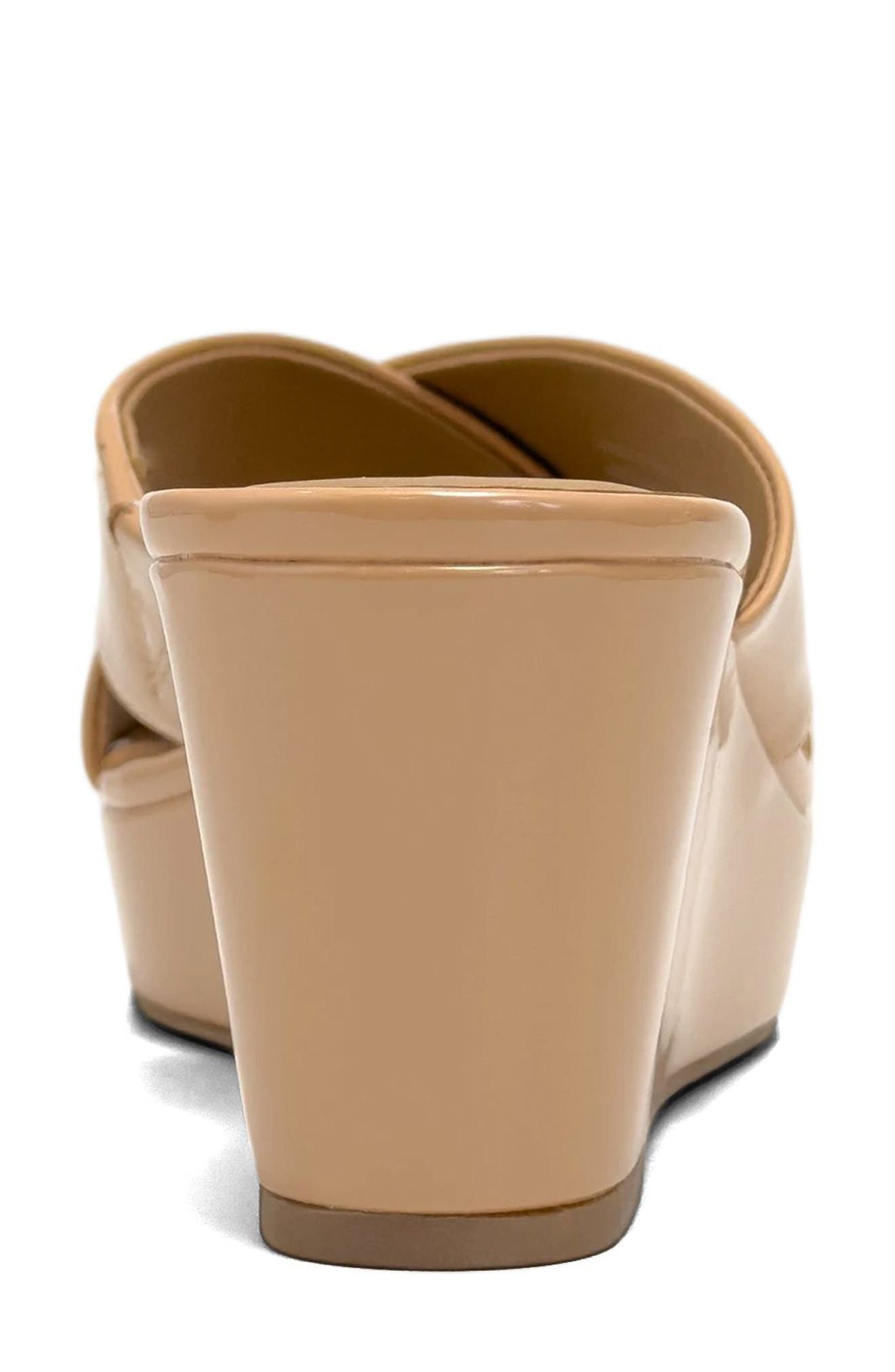 Aerosoles Cruis Platform Wedge Sandal, Alternate, color, Beige Bisque