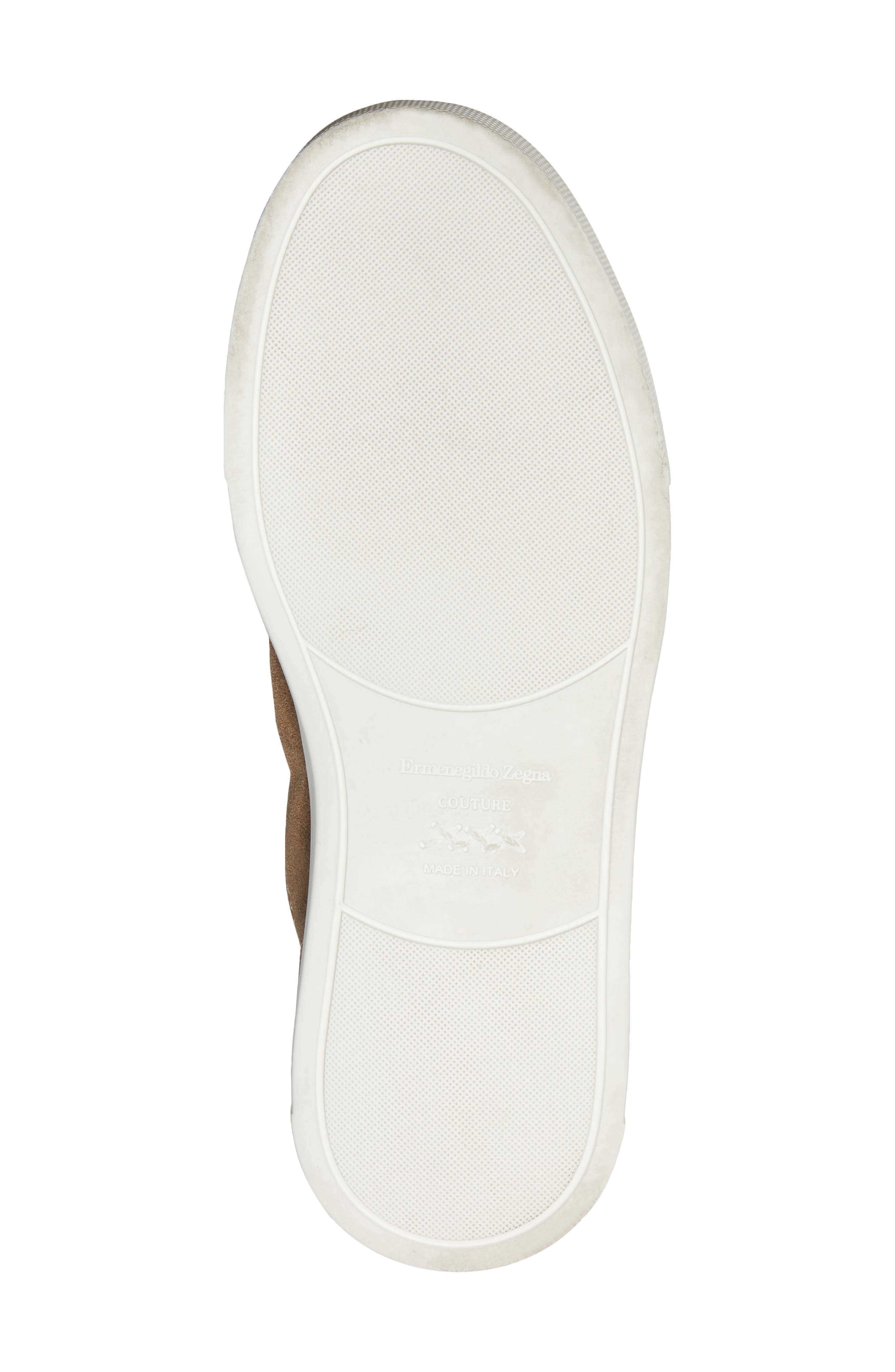 ZEGNA Triple Stitch Suede Slip-On Sneaker, Alternate, color, 