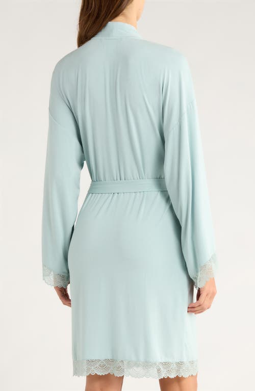 Nordstrom Moonlight Eco Lace Trim Robe In Green