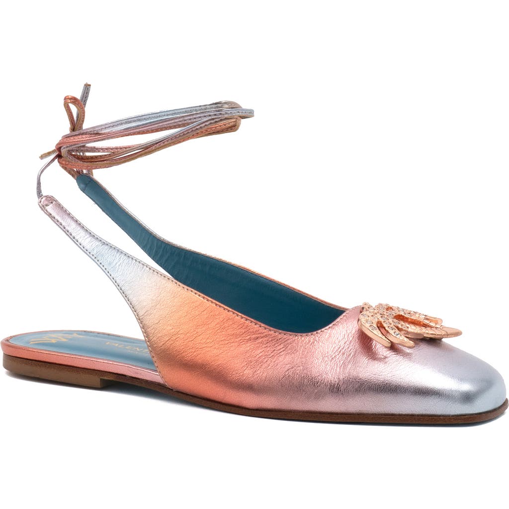 Valentina Rangoni Belinda Palm Tree Appliqué Flat