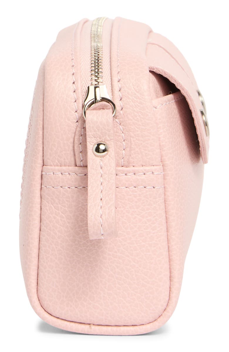 Longchamp Wide Cosmetic Case, Alternate, color, Powder