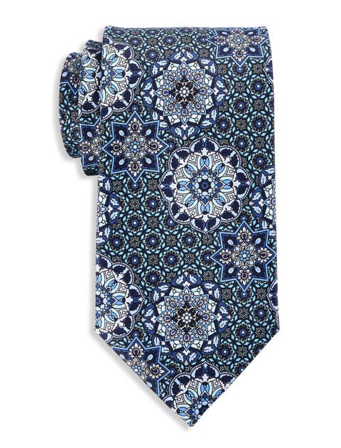 Big & Tall Digital Medallion Tie