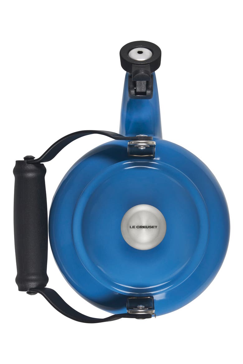 Demi Tea Kettle, Alternate, color, MARSEILLE/ SILVER