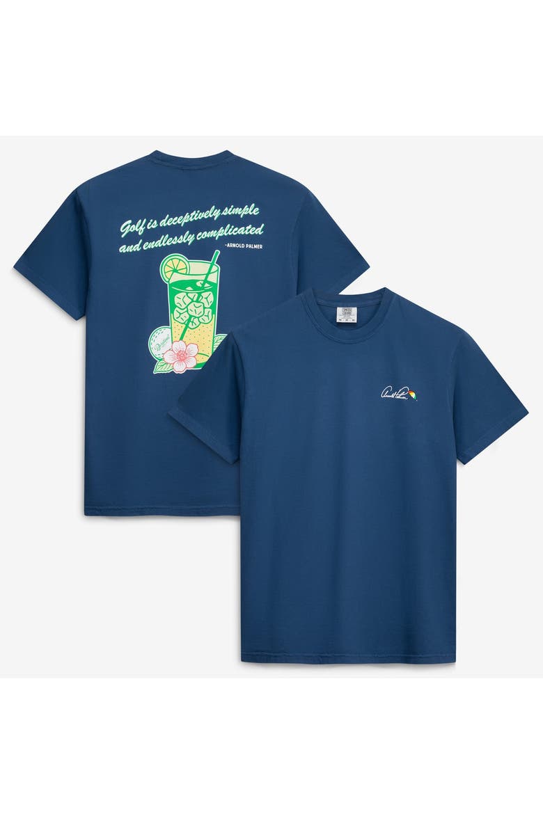 Men's Barstool Golf  Navy Arnold Palmer Invitational Golf Is Simple T-Shirt, Main, color, Navy