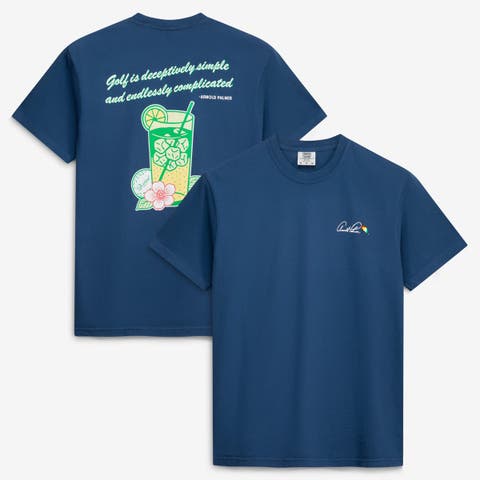 Men's Barstool Golf  Navy Arnold Palmer Invitational Golf Is Simple T-Shirt
