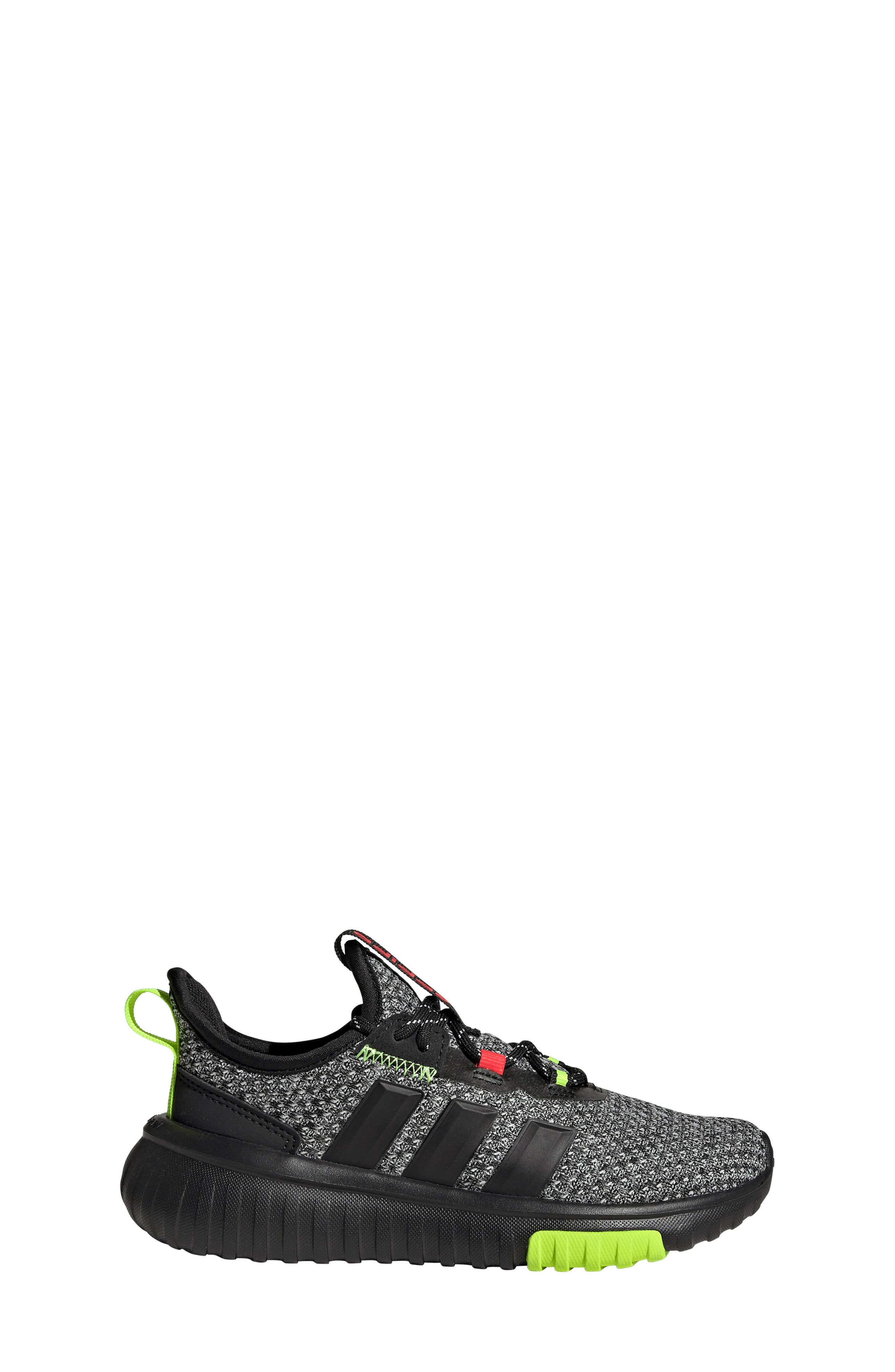 adidas Kids' Kaptir Flow 4.0 Sneaker, Alternate, color, Core Black/ Lucid Lemon