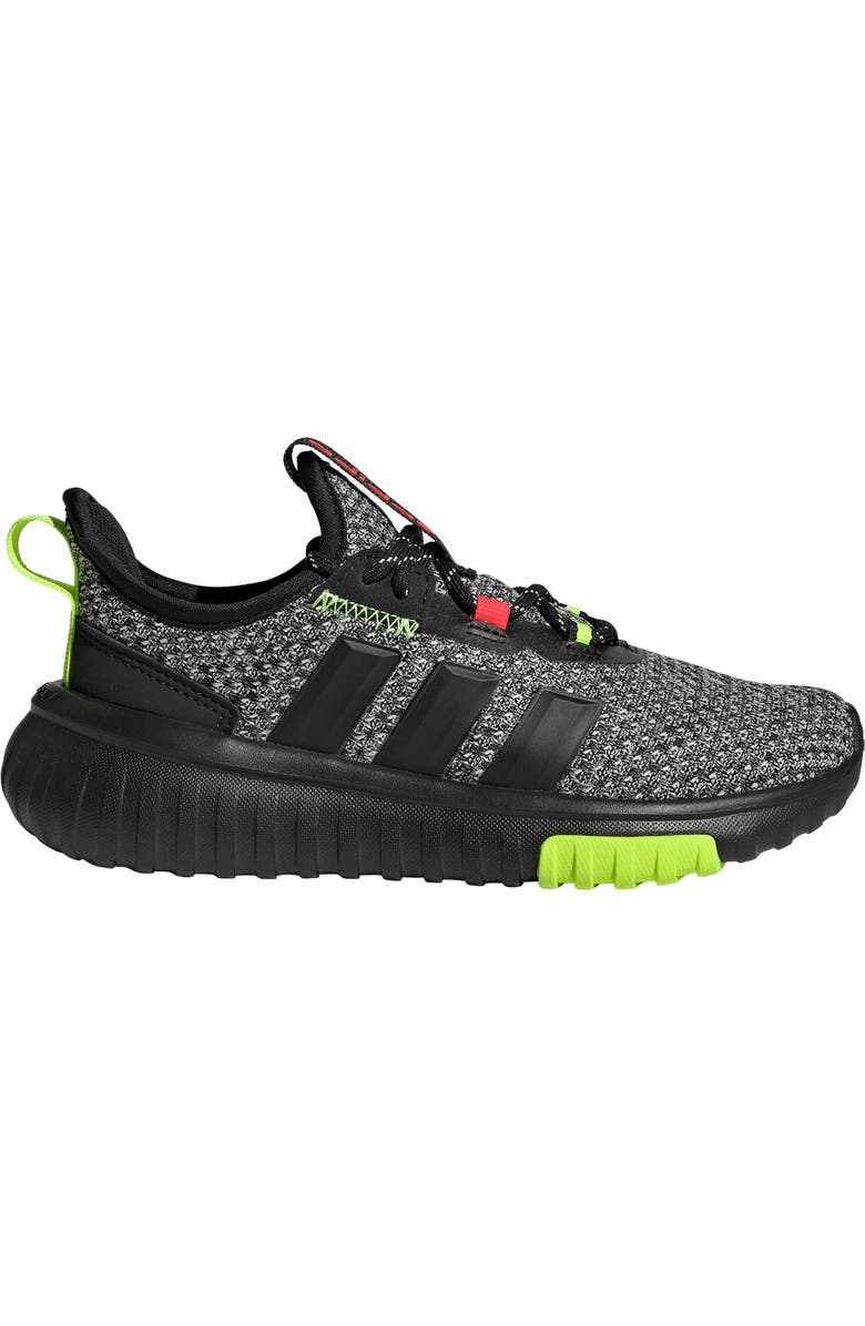 adidas Kids' Kaptir Flow 4.0 Sneaker, Alternate, color, Core Black/ Lucid Lemon