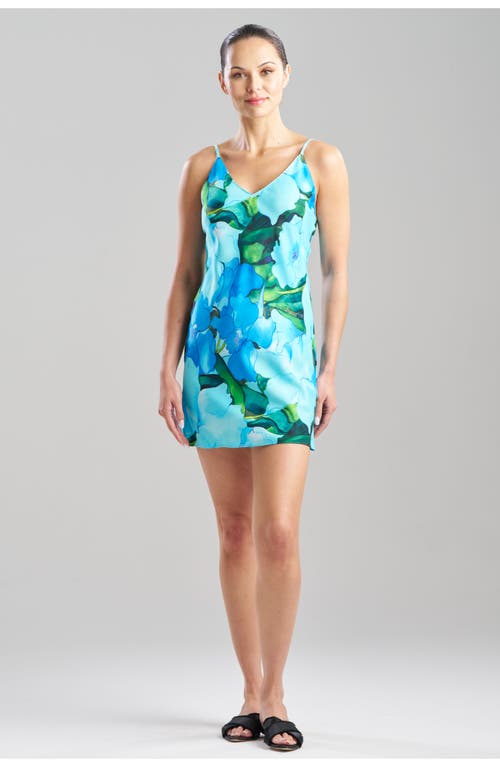 Natori Isla Chemise In Blue