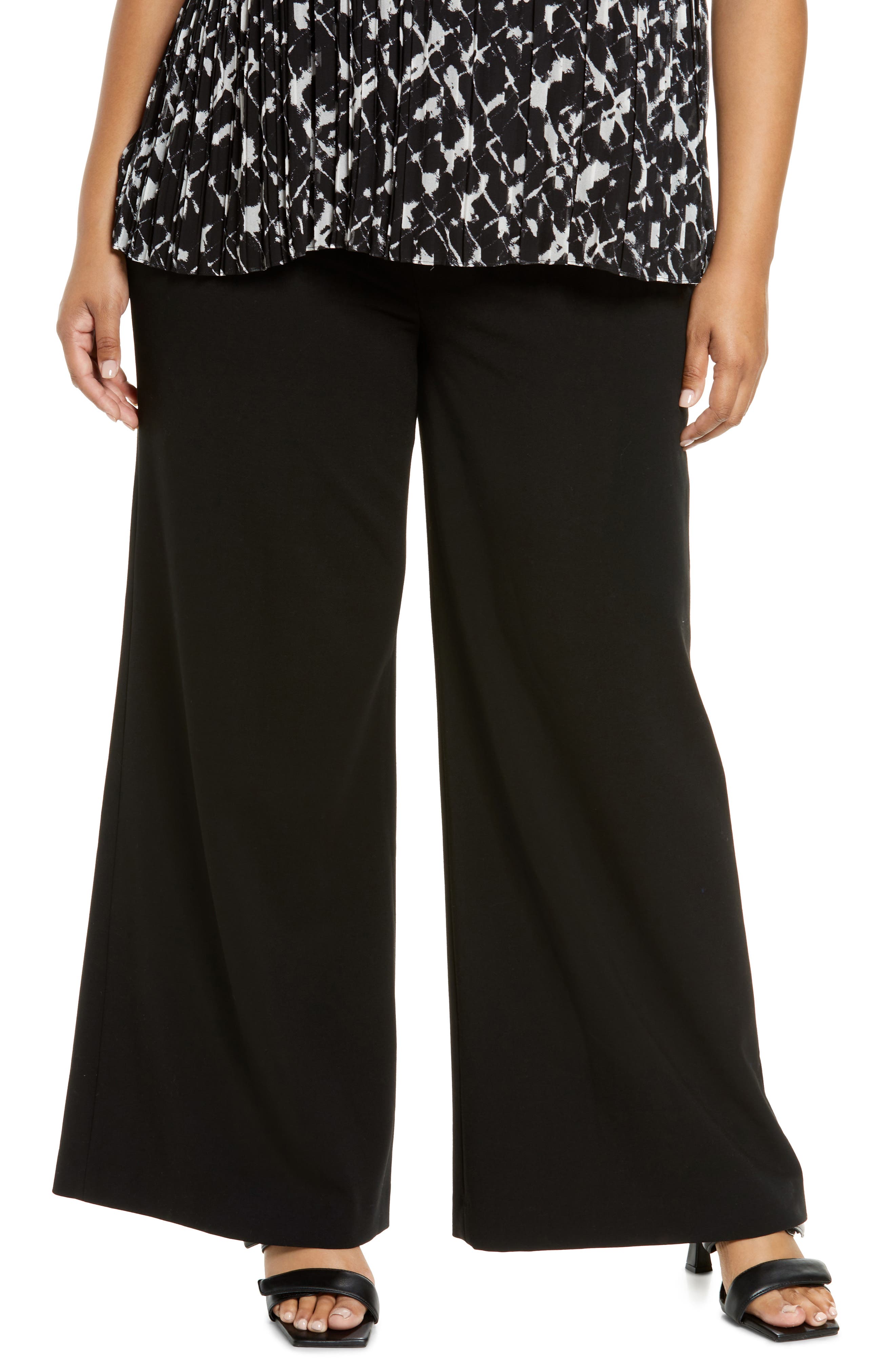 High Waist Wide Leg Pants