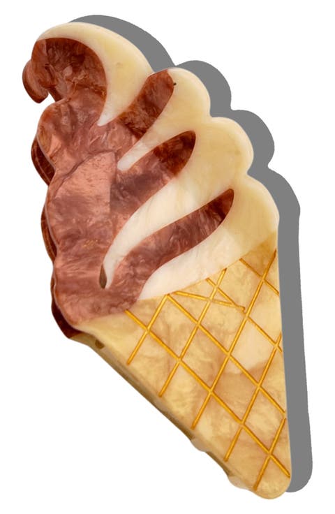 Soft Serve Ice Cream Hair Claw Clip