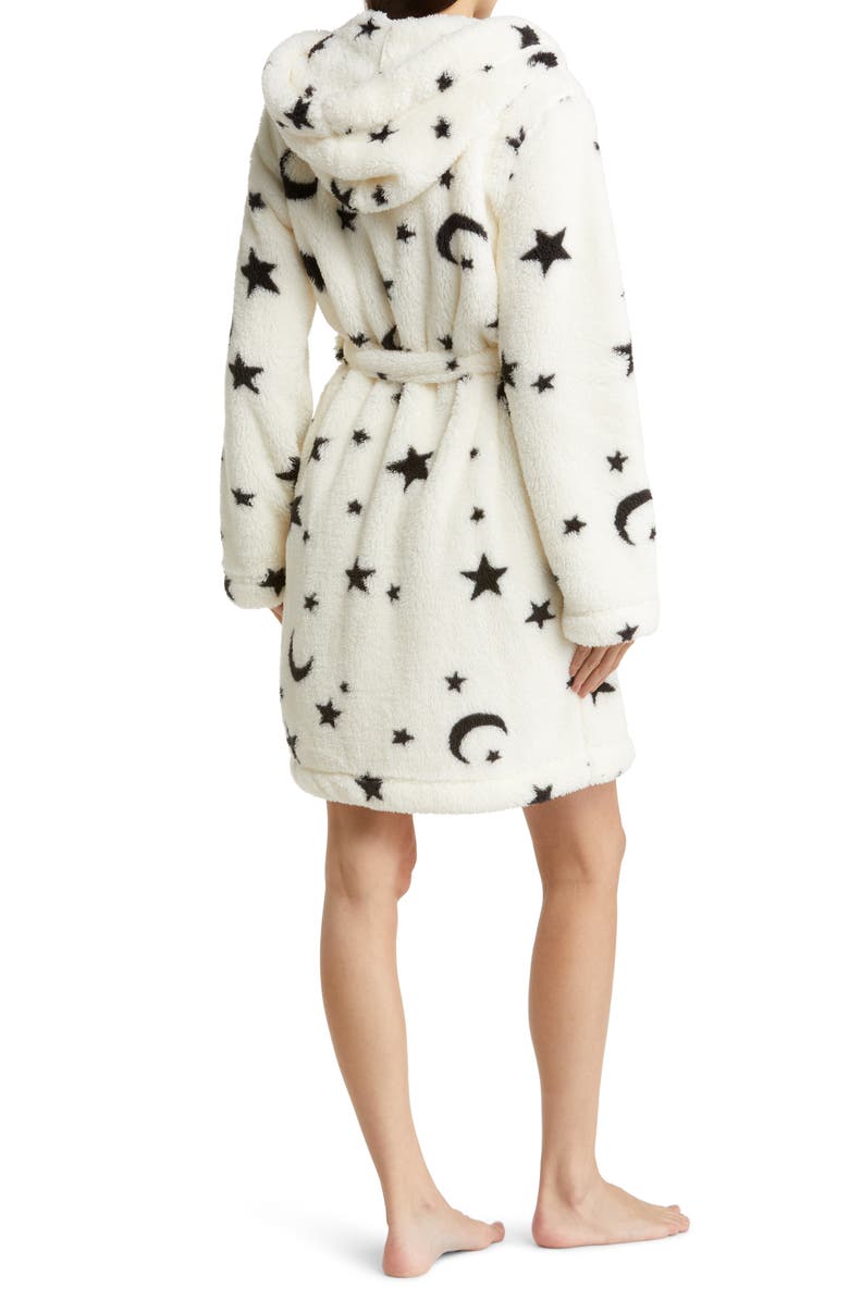UGG<sup>®</sup> Aarti Faux Shearling Hooded Robe, Alternate, color, 