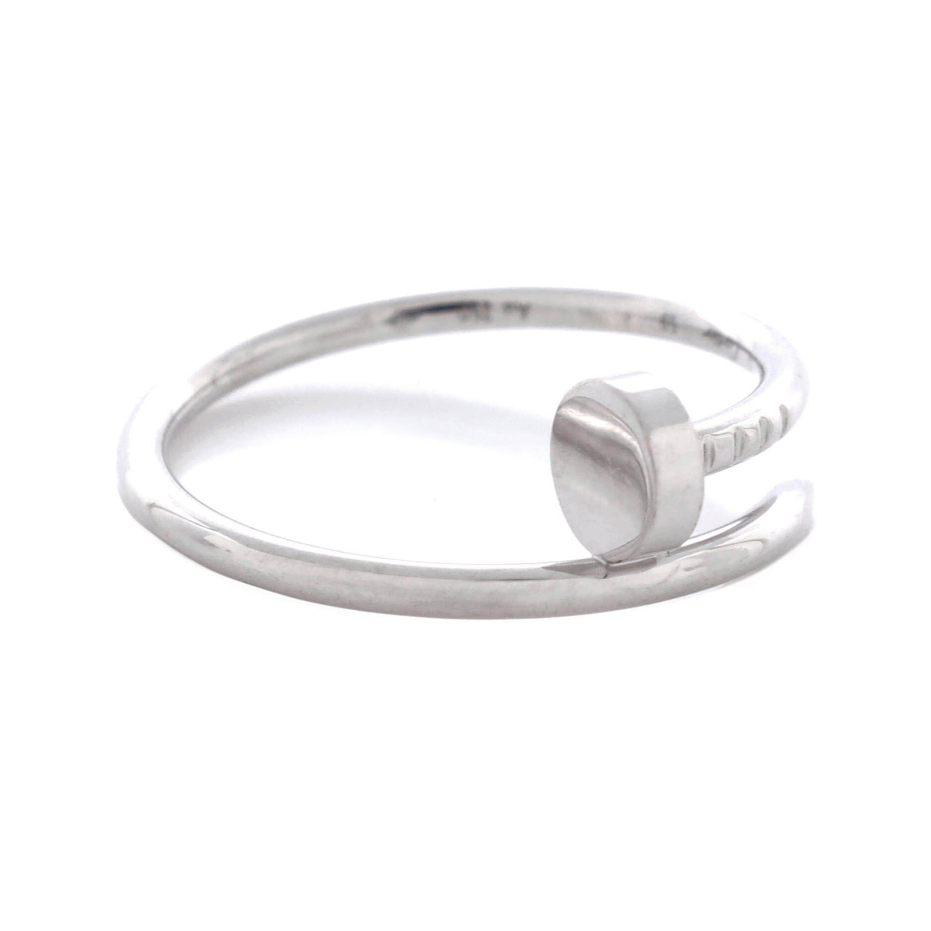 Juste un Clou Ring 18K White Gold Small, Alternate, color, Metallic Gold