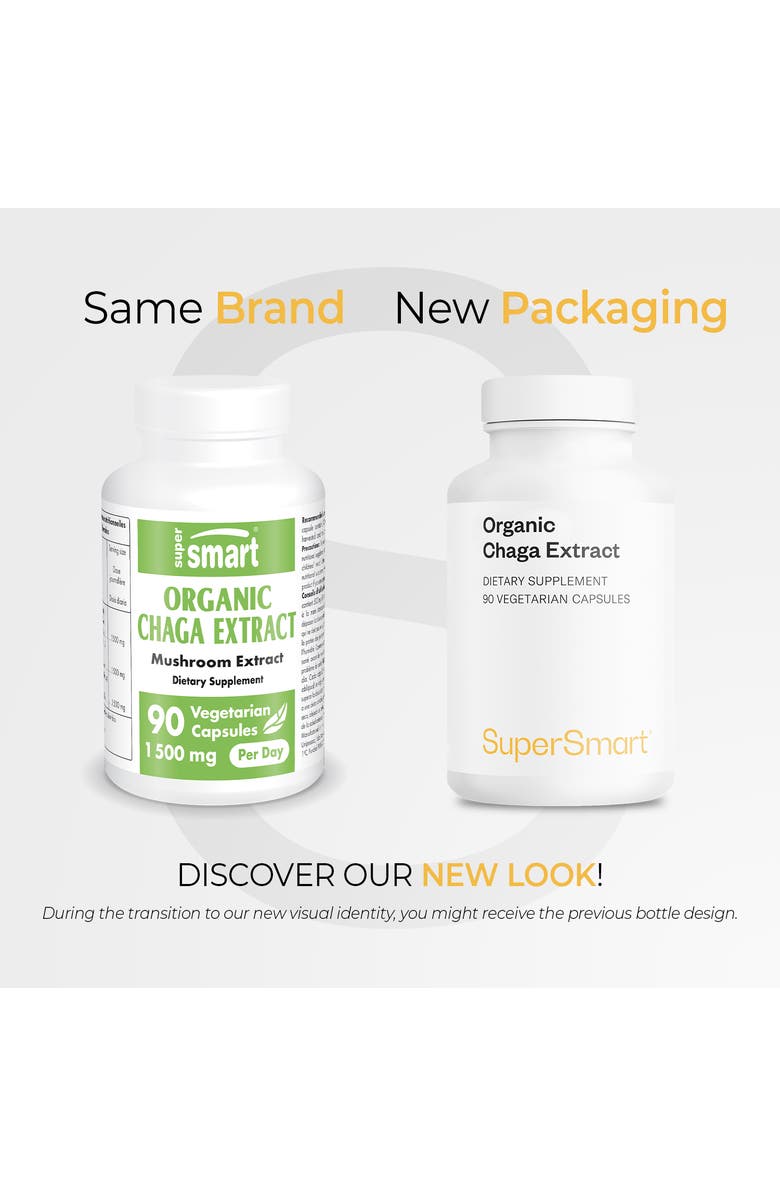 SuperSmart Organic Chaga Extract, Alternate, color, NO COLOR