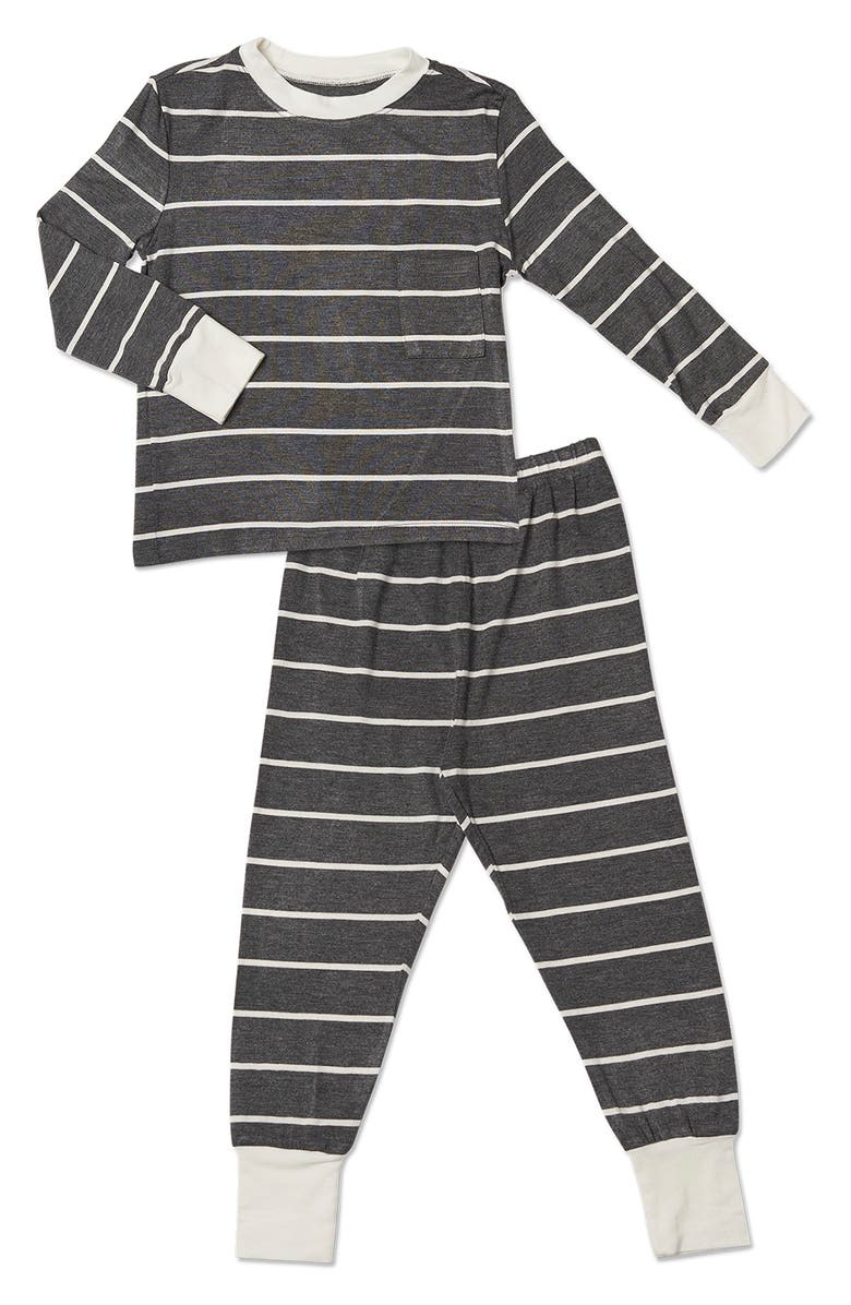 Baby Grey by Everly Grey Everly Grey Kids' Fitted Two-Piece Pajamas, Main, color, 