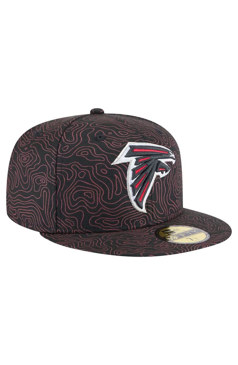 New Era Men's New Era Black Atlanta Falcons Geo 59FIFTY Fitted Hat, Alternate, color, 