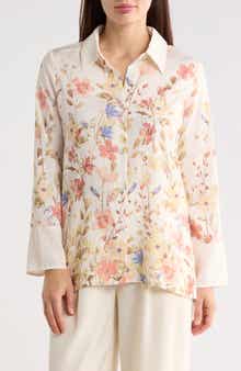Button-Up Tunic Top