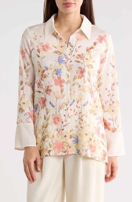 Button-Up Tunic Top