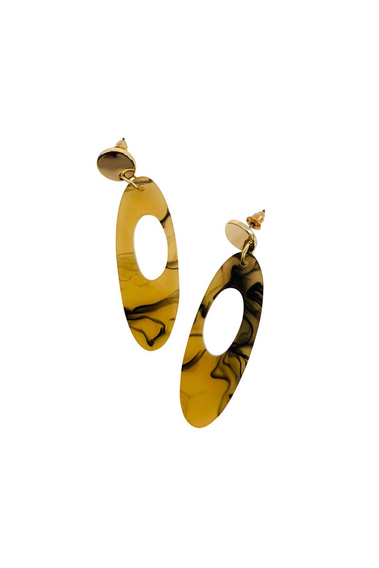 Hepworth Earrings, Alternate, color, Tortoiseshell