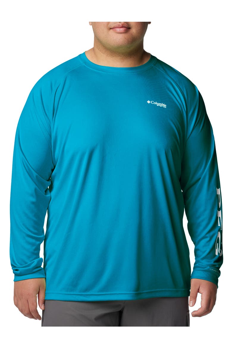 Big & Tall Terminal Tackle Shirt, Alternate, color, BLUE ECHO