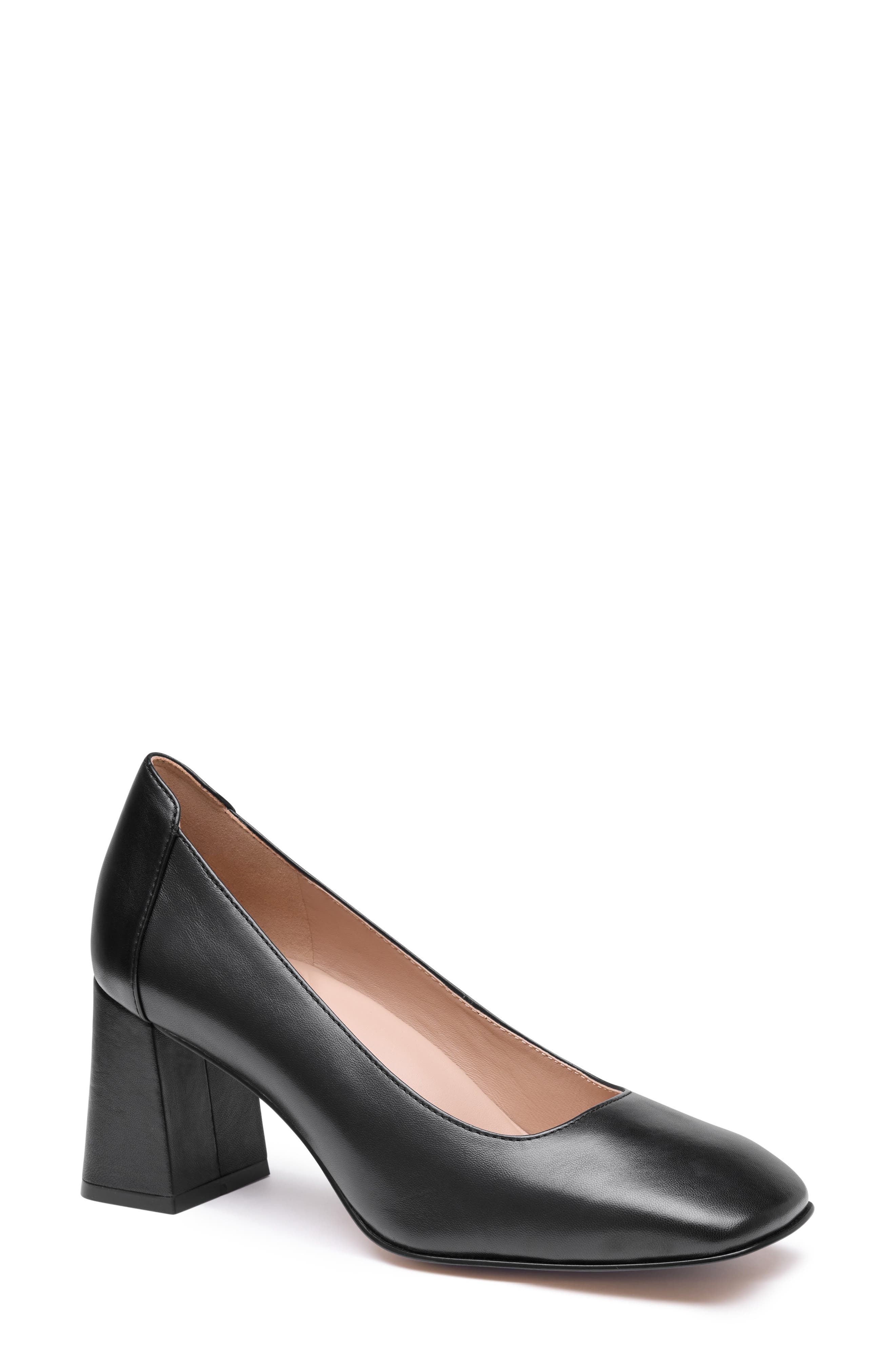 Whitney Pump, Main, color, BLACK GLOVE LEATHER