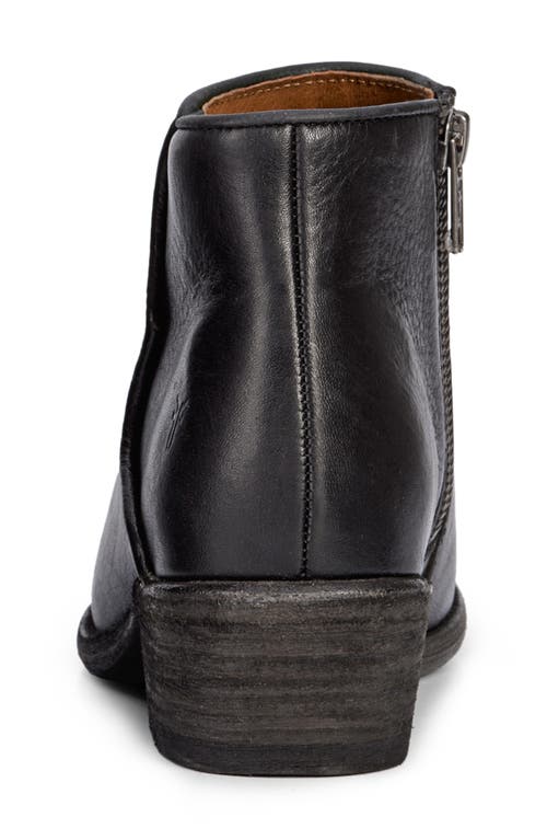 Frye Carson Piping Bootie In Black