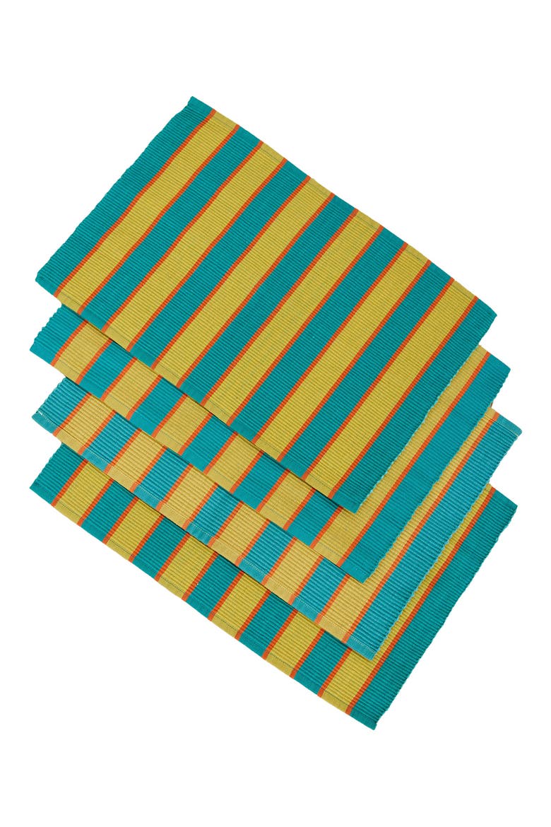 Stripe Placemat, Main, color, LIGHT BLUE