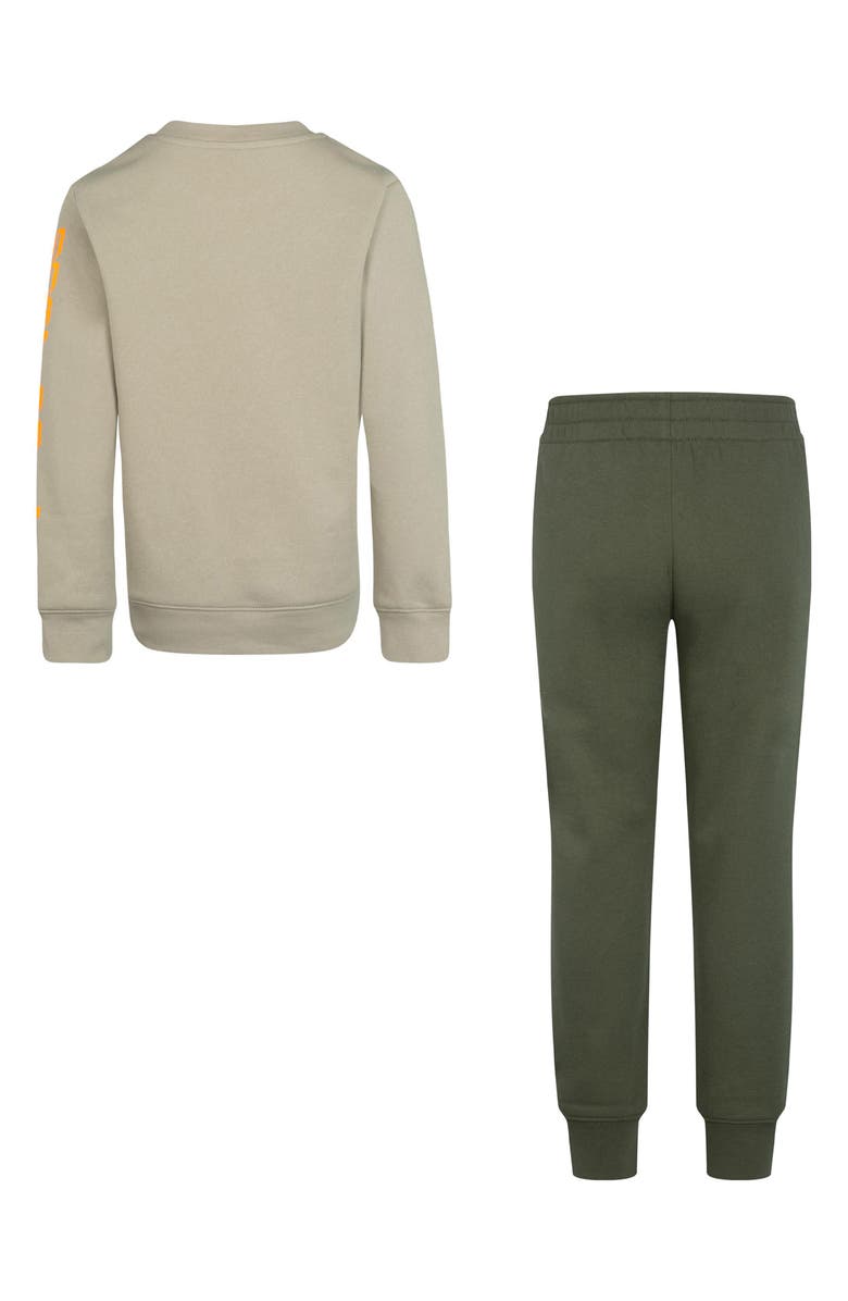 Nike Kids' Logo Sweatshirt & Joggers Set, Alternate, color, Medium Olive