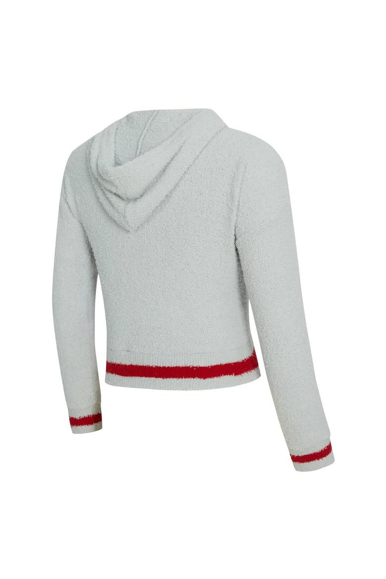 Women's Concepts Sport  Gray San Francisco 49ers Whitley Long Sleeve Hoodie Top & Shorts Set, Alternate, color, Gray
