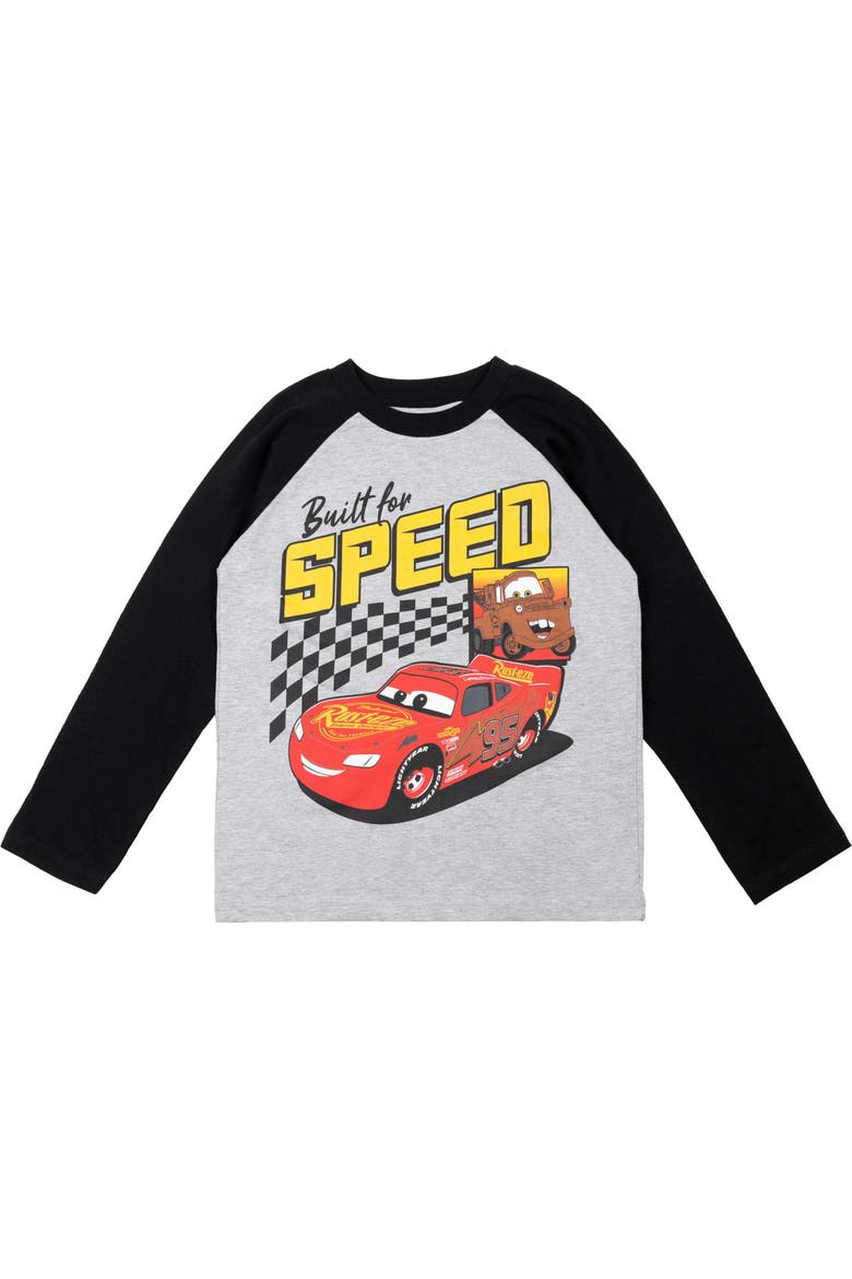 Cars 2-Piece Long Sleeve T-Shirts, Alternate, color, Red McQueen Mater