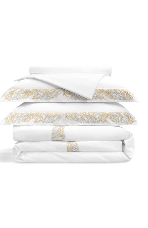 Vellar embroidery duvet cover