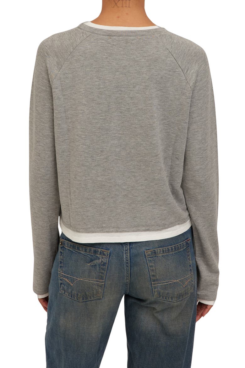 West Coast Raglan Long Sleeve Tee, Alternate, color, HTGREY