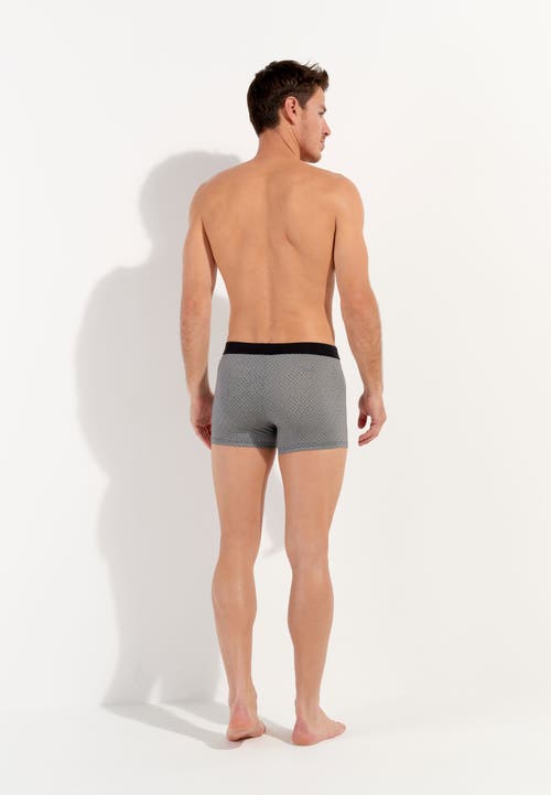 Hom Herbie Comfort Boxer Briefs In Black Print