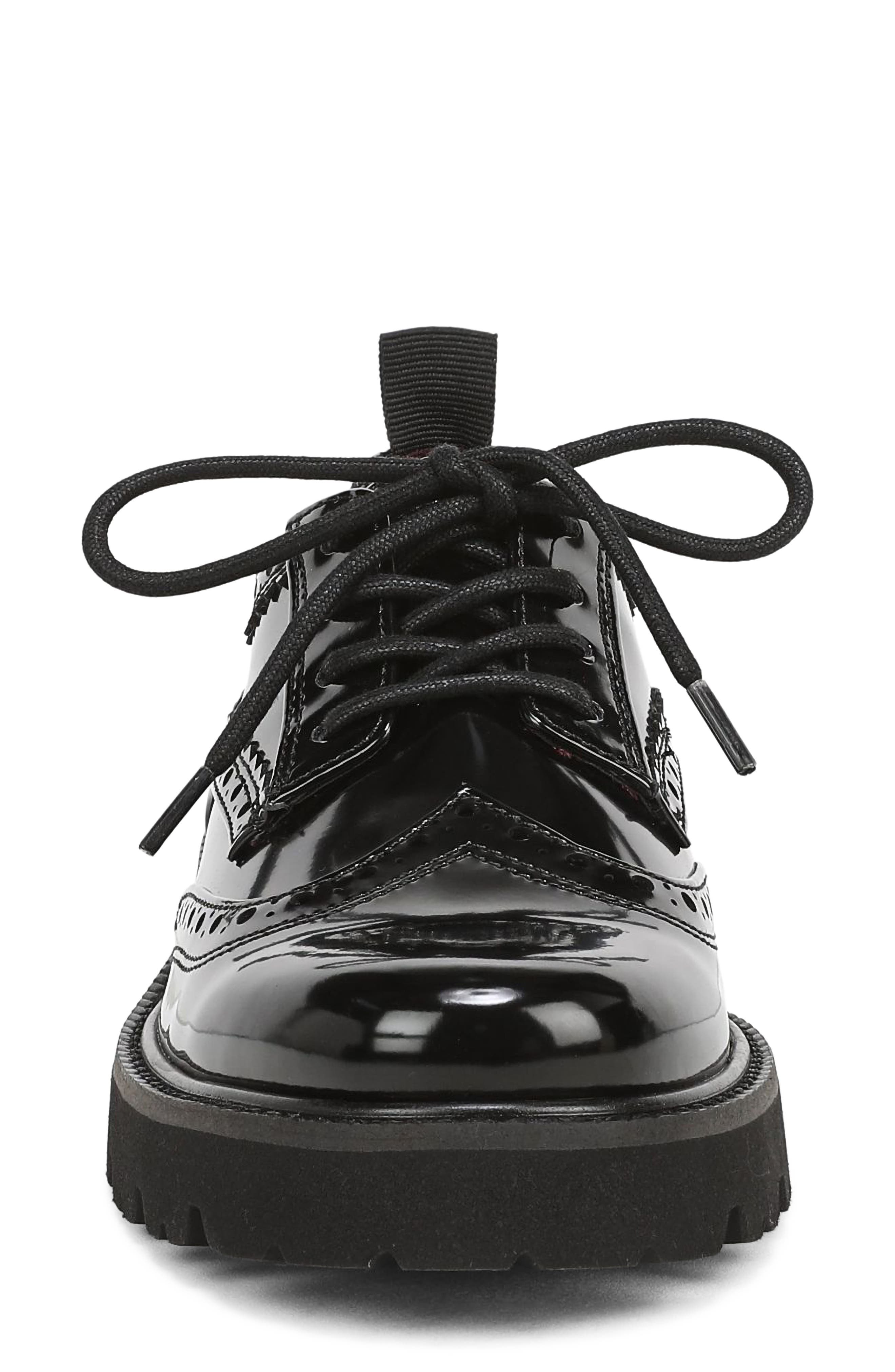Subria Wingtip Oxford, Alternate, color, BLACK