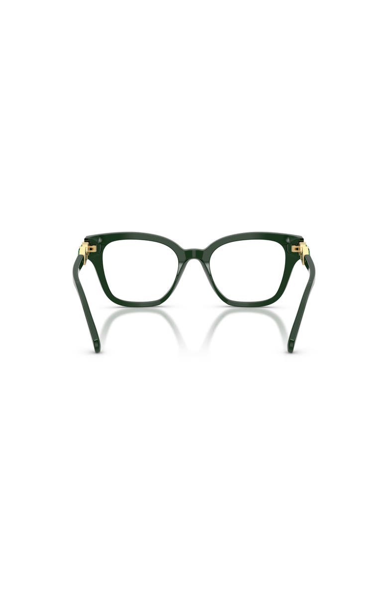 Swarovski 52mm Square optical glasses, Alternate, color, Green