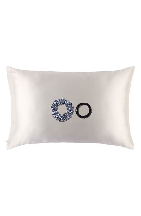 Sloan Pure Silk Pillowcase & Scrunchie Set (Limited Edition) $108 Value