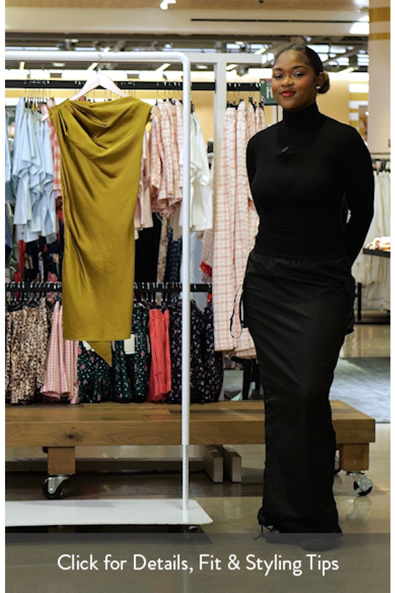 Ilum Cowl Neck Sleeveless Satin Dress video