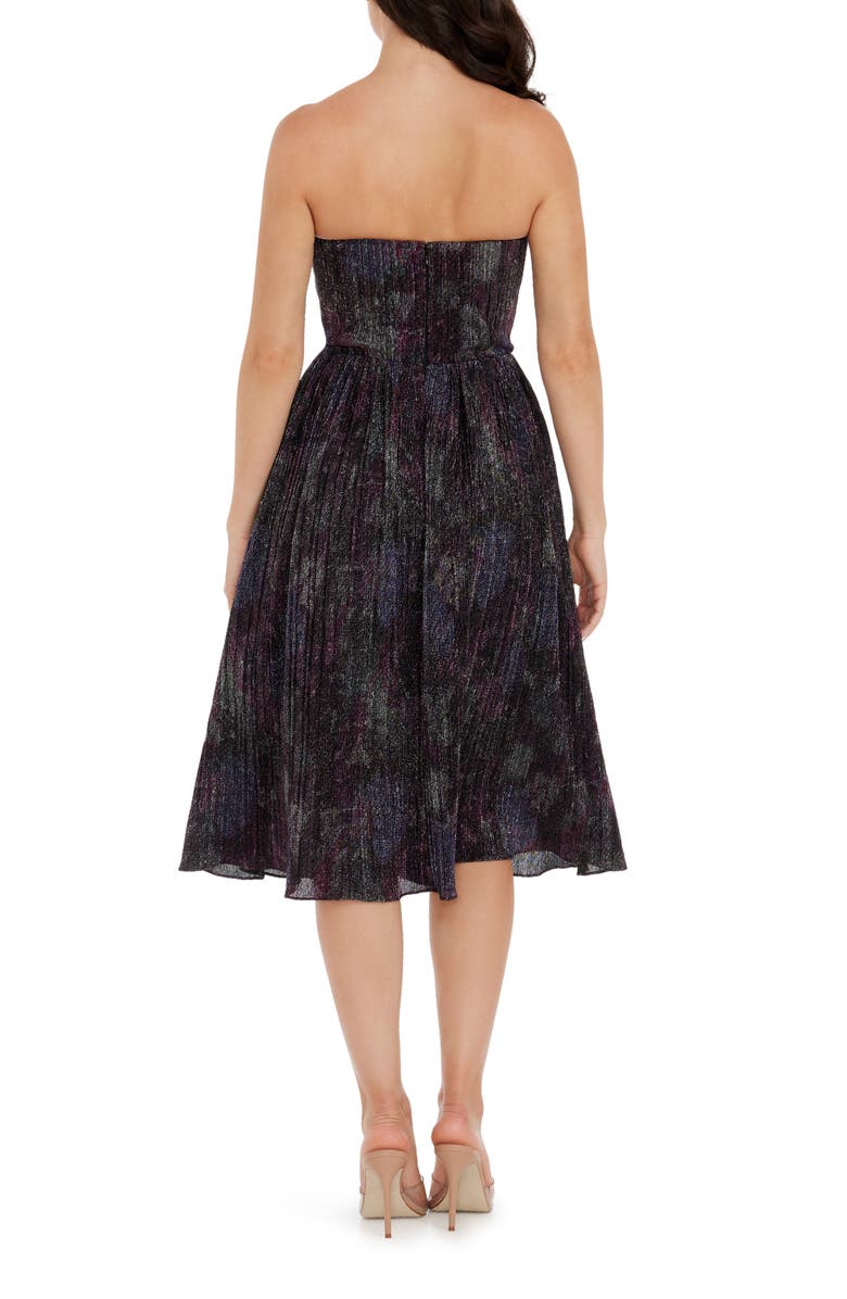 open lace back dress Rosalie Strapless Dress in Lily Garden