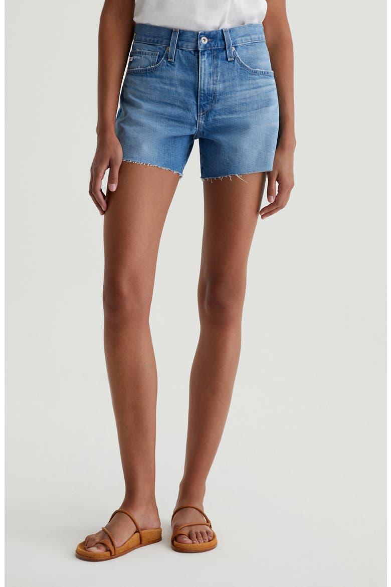 Halle Cutoff Denim Shorts, Main, color, FLASHBACK