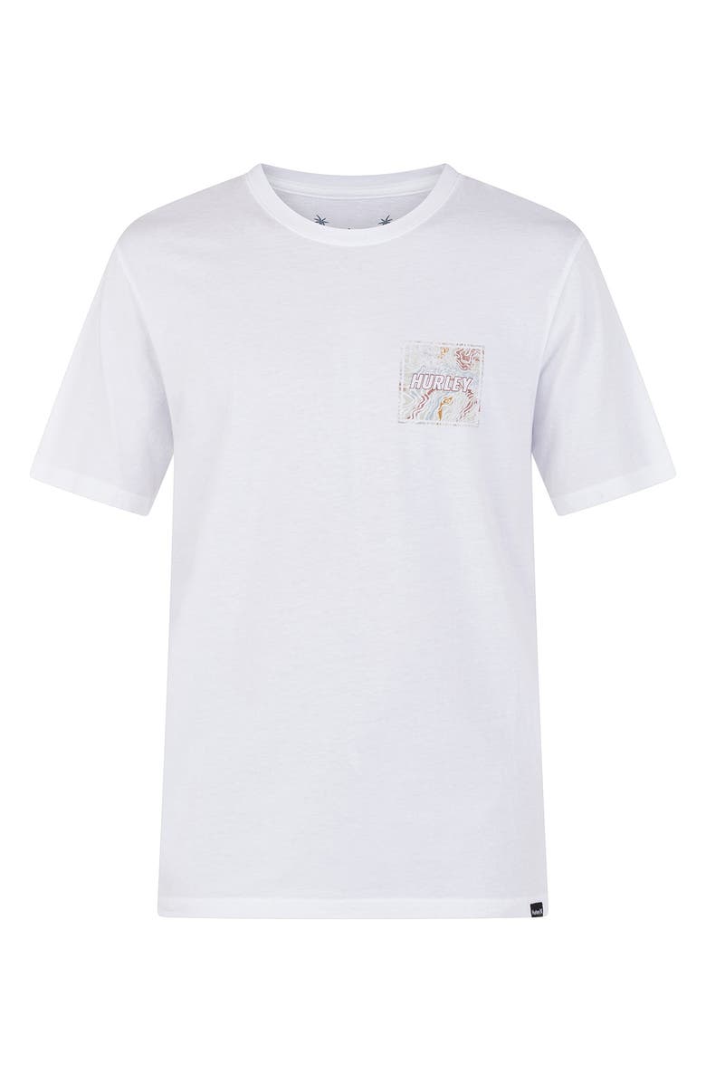 Hurley Four Corners Everyday Wash Graphic T-Shirt, Alternate, color, White