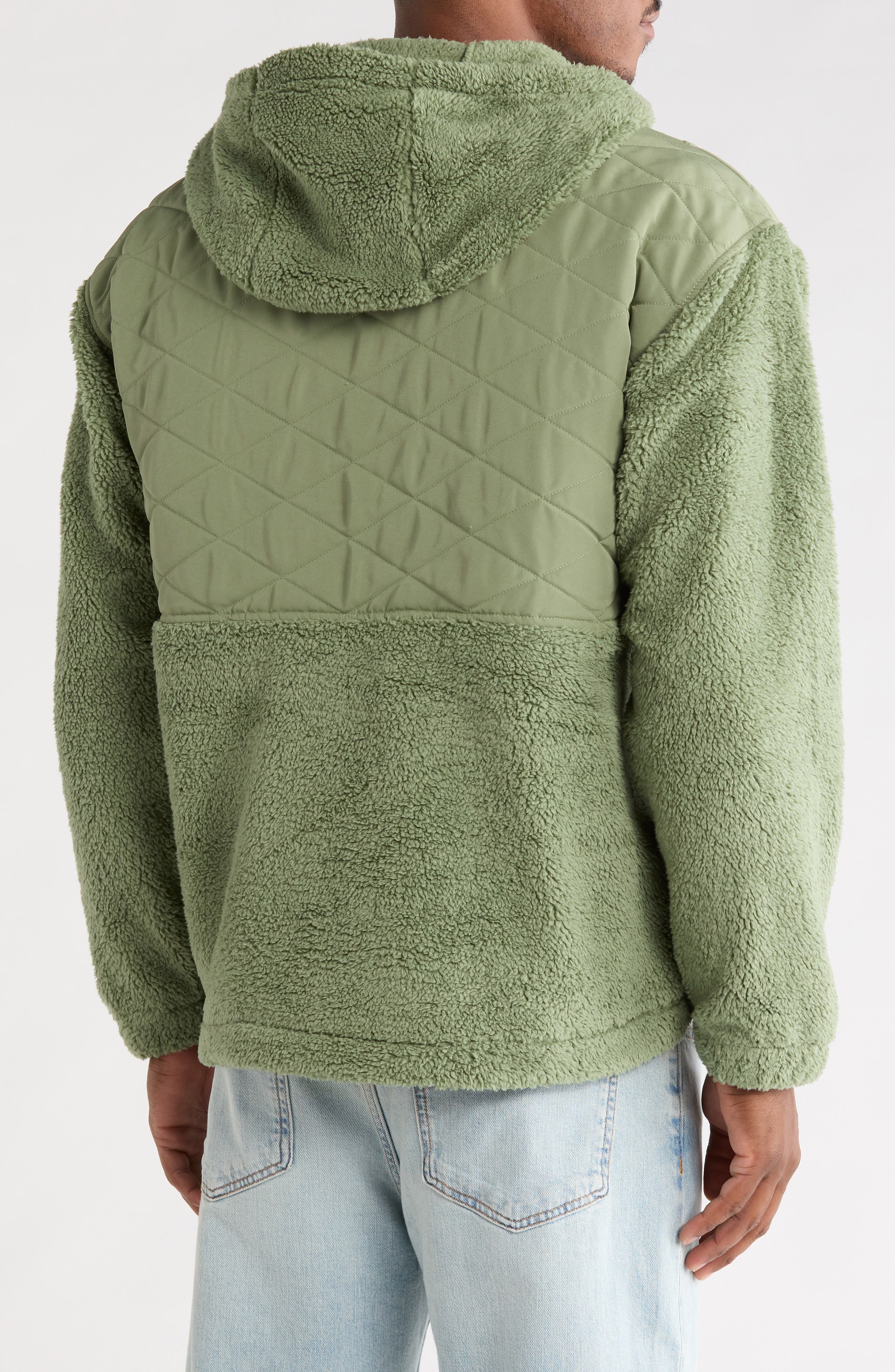 The North Face Cabin Fleece Quarter Zip Hoodie (Men) | Nordstromrack