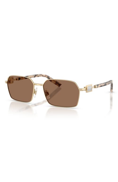 Dolce & Gabbana Dolce&gabbana 56mm Rectangular Sunglasses