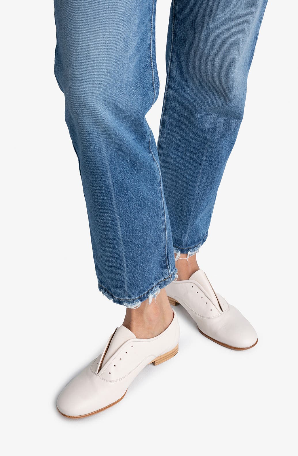 Gerti Laceless Oxford, Alternate, color, PLASTER