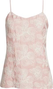 Anne Klein Floral Embroidered Camisole